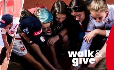 Walk&Give Spendenlauf Stiftung 1. FC Köln